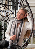 Cashmere Scarf, Light Weight Summer Scarf, Wrap, Stole, Thin, Warm Scarf, Gift for Him/Her