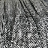 Handmade Black & White Kantha Quilt Indian CottonThrow Blanket Boho Bedding Geometric Stitch Quilt Reversible Bedspread Soft Kantha Coverlet