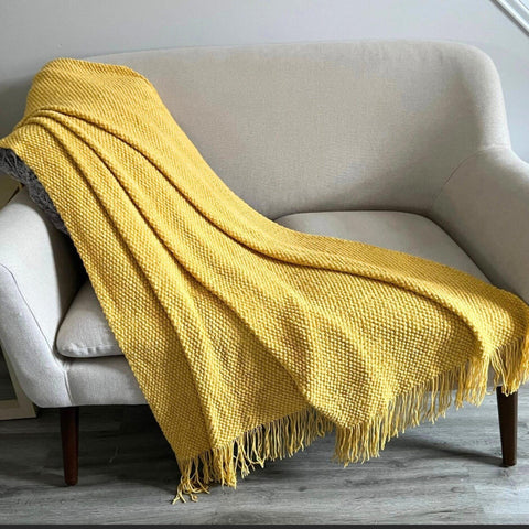 Chunky Blanket, Rust orange throw blanket couch, Cozy Terracotta blanket, Seasonal Decor, Boho blanket for bedroom, Holiday gift