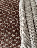 BrownCotton  bedding  kantha quilt  throw Hand block print quilt Handmade cotton quilted coverlet for summer Unique gift for home
