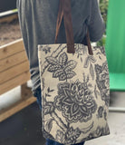 Linen Tote Bag, Tote Bag, Linen Bag, Natural Tote Bag, Linen Shoulder Bag, Shopping Bag, Gift For Her