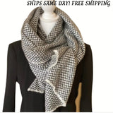 Black Cozy Scarf, Birthday Gift for her, Gift for Daughter, Made in Nepal scarf. Unisex Scarf. Gift for Mom.