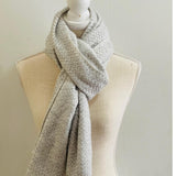 Black Cozy Scarf, Birthday Gift for her, Gift for Daughter, Made in Nepal scarf. Unisex Scarf. Gift for Mom.