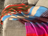 Wool  throw blanket, Mohair throw blanket, Soft blanket for sofa/couch, Warm blanket for winters, Cozy gift for mom,