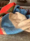 Wool  throw blanket, Mohair throw blanket, Soft blanket for sofa/couch, Warm blanket for winters, Cozy gift for mom,