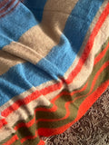 Wool  throw blanket, Mohair throw blanket, Soft blanket for sofa/couch, Warm blanket for winters, Cozy gift for mom,