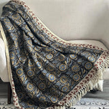 Floral throw blanket Hand block printed throw blanket Cotton throw blanket couch Sofa/bed throw for home decor and bedroom Housewarming gift