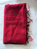 Meditation Blanket Himalayan Yak Wool Scarf,  Blanket Scarf, Orange/ Pink Soft Oversized Shawl/Throws, Yoga blanket, meditation Blanket