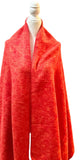 Meditation Blanket Himalayan Yak Wool Scarf,  Blanket Scarf, Orange/ Pink Soft Oversized Shawl/Throws, Yoga blanket, meditation Blanket