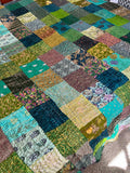 Indian Hand stitched Patchwork Kantha Quilt Hippie Bedding Bedspread Boho Kantha Blanket Gudari King/Twin Size Bed Cover Unique gift