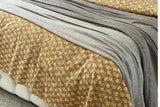 Cotton bedding, Handmade Indian Kantha quilt yellow kantha bedspread cotton quilt kantha throw Indian bed cover,