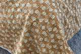 Cotton bedding, Handmade Indian Kantha quilt yellow kantha bedspread cotton quilt kantha throw Indian bed cover,