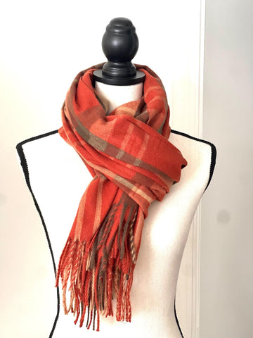 Tartan Blanket Scarf, Tartan Plaid Scarf, Extra Special Gift  For Daughter