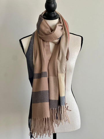 Tartan Blanket Scarf, Tartan Plaid Scarf, Extra Special Gift  For Daughter