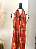 Tartan Blanket Scarf, Tartan Plaid Scarf, Extra Special Gift  For Daughter