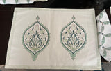 100% Cotton Block Print Placemat set with Napkins for Dining Table, Home Decor