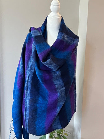 Tibet Yak Wool Scarf, Tibet Blanket Scarf, Travel blanket, Wool Scarf for women, Extra Soft Blanket Scarf, Handmade Birthday Gift for her