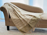Pure cotton throw blanket, Hand-loomed blanket couch, Sofa cover, Birthday gift for grand Mom