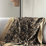 Beautiful hand block print handmade throw blanket for room decor, Boho cotton woven blanket for bedroom decor,  Unique housewarming gift