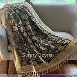 Beautiful hand block print handmade throw blanket for room decor, Boho cotton woven blanket for bedroom decor,  Unique housewarming gift