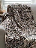 Boho Throw Blanket for Couch/Home, Bohemian Blanket for Living Room, Cotton Woven Throw for Bedroom, New Home Gift