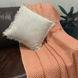 Boho blanket for bedroom decor, Hand loomed throw blanket couch, cotton Woven blanket, Turkish Blanket, Seasonal decor, Gift for home