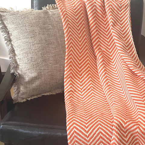 Boho blanket for bedroom decor, Hand loomed throw blanket couch, cotton Woven blanket, Turkish Blanket, Seasonal decor, Gift for home
