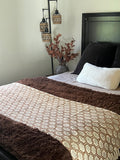 Beautiful Handmade Boho Throw Blanket for Couch/Home, Bohemian Decor for Living Room, Cotton Woven Throw for Bedroom, New Home Gift