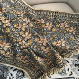 Handmade Throw, Boho Mud Cloth Hand Block Print Throw Blanket, Boho Throw Blanket, Bohemian Decor, Cotton Soft Throw for Couch, Gift
