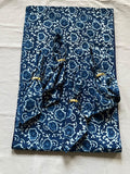Blue and White Flower Pattern, Hand Block Print Tablecloth Table Cover Set for Wedding, Outdoor Events Home Farmhouse party, Gift