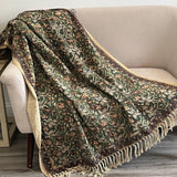 Designer blanket Moss green cotton throw blanket couch handmade throw Home Inspiration Sofa/bed throw,Hand Loomed Throw Unique Handmade gift