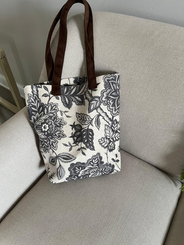 Linen Tote Bag, Tote Bag, Linen Bag, Natural Tote Bag, Linen Shoulder Bag, Shopping Bag, Gift For Her