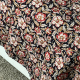 Kantha Quilt Kantha Throw Hand block Print Indian Natural Color mud print Quilt Hand Stitched Boho Throw Blanket, Housewarming Gift