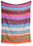 Wool  throw blanket, Mohair throw blanket, Soft blanket for sofa/couch, Warm blanket for winters, Cozy gift for mom,