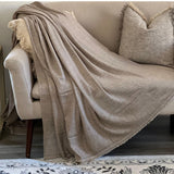Soft wool meditation Hand loomed Himalayan Cashmere Wool Blanket