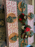 India block print tablecloth Cotton floral dining table decor, High quality runner with napkins and table mats set Gift for sister mom