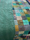 Indian Hand stitched Patchwork Kantha Quilt Hippie Bedding Bedspread Boho Kantha Blanket Gudari King/Twin Size Bed Cover Unique gift