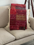 Indian Hand stitched Patchwork Kantha Quilt Hippie Bedding Bedspread Boho Kantha Blanket Gudari King/Twin Size Bed Cover Unique gift