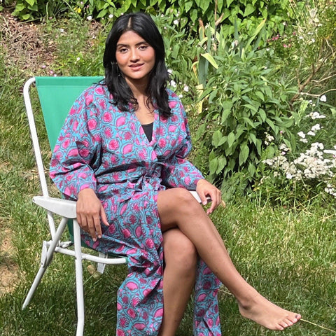 Kimono Cotton Kimono Bathrobe Frida Valentines Day GiftBird Bathrobe Turkish Bathrobe Cardigan Nightwear Dressing Gown Beach Bikini Summer