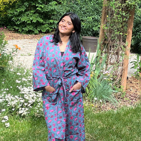 Kimono Cotton Kimono Bathrobe Frida Valentines Day GiftBird Bathrobe Turkish Bathrobe Cardigan Nightwear Dressing Gown Beach Bikini Summer