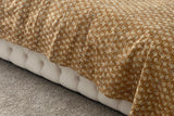 Cotton bedding, Handmade Indian Kantha quilt yellow kantha bedspread cotton quilt kantha throw Indian bed cover,