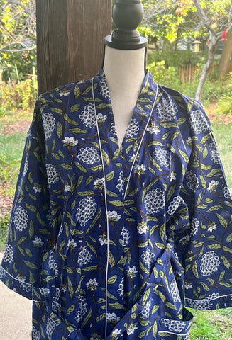100% cotton  robe for women, House robe, Kimono Robe Dressing Gown, Bridesmaid Robe, Summer Nightwear, One Size, Birthday gift