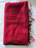 RED Yak Wool Shawl, Handmade in Nepal,Himalayan Shawl, Large warm scarf, Hippie Boho soft Shawl, Meditation Wrap