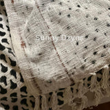 Cotton Throw Blanket, Boho Mud Cloth Throw Blanket, Gift for her Mothers day gift unique handmade gift