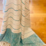Gift for her Mothers day gift hostess handmloom throw cotton throw blanket spring throw handmade throw t
